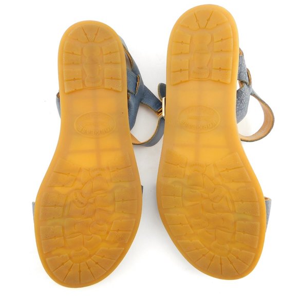 New KORK EASE Slate Blue Leather Ankle Strap Sandals 9 - Picture 4 of 6